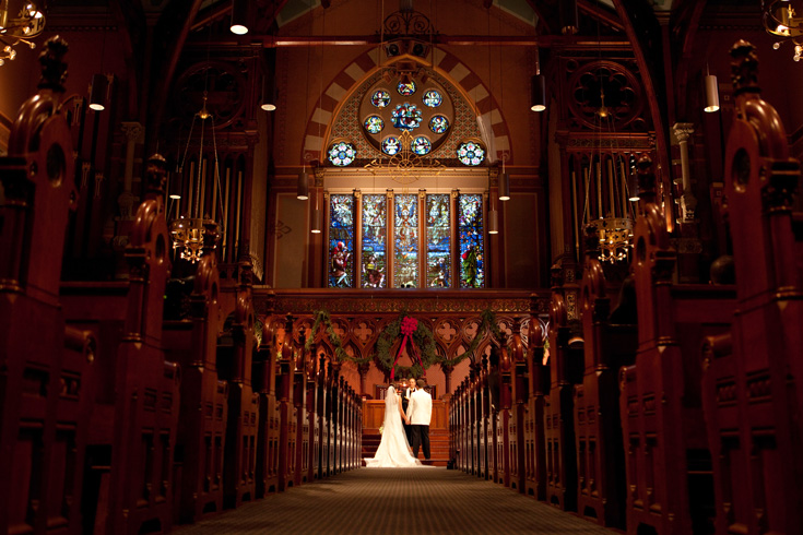 wedding ceremony Old South Church Copley Square Boston